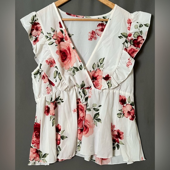 Shein Curve 2xl Multi Pattern Blouses - Lot of 4 - Picture 6 of 16